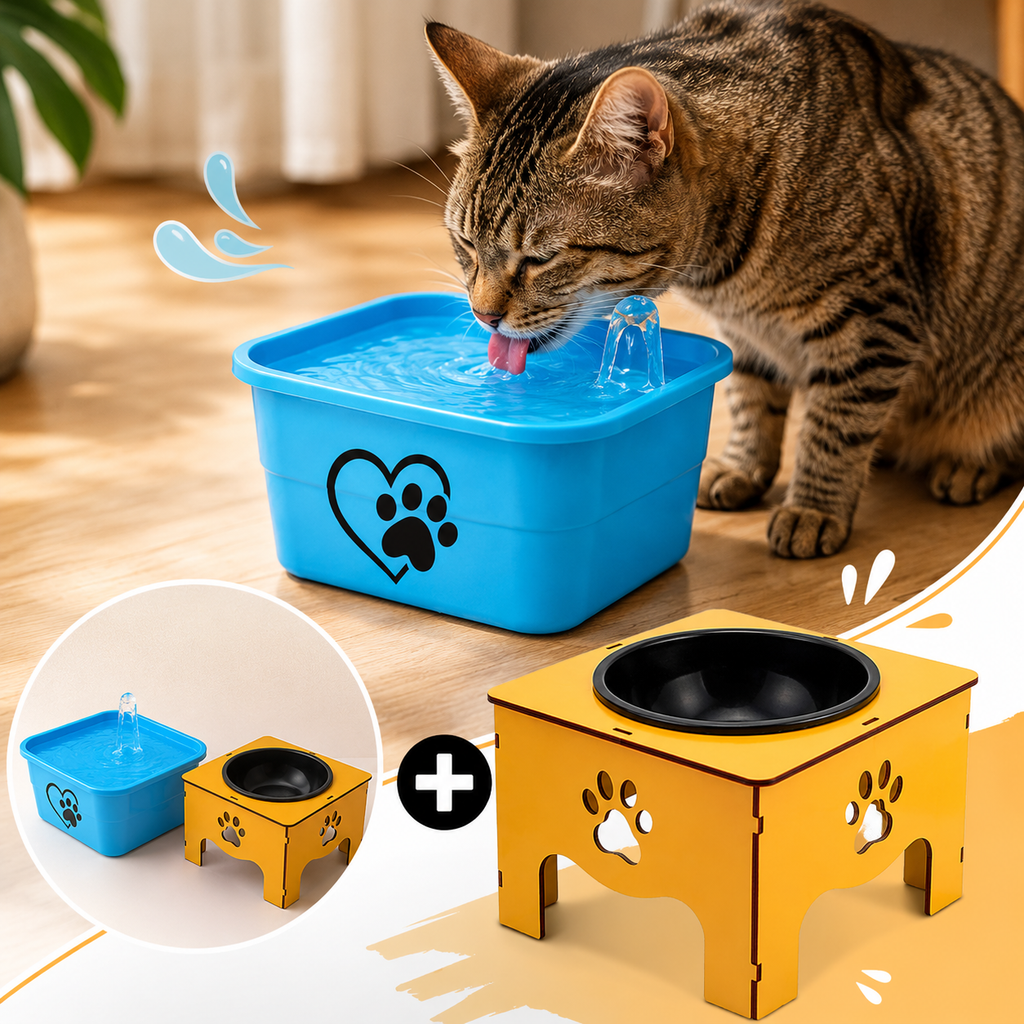 Fonte Bebedouro para Gatos e Cães Completo Automático