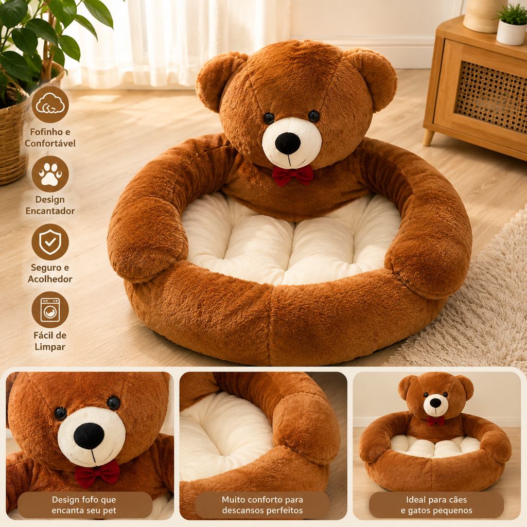 Cama Pet Pelúcia Caminha Cachorro Gato Premium