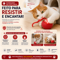Brinquedo Inteligente para Gatos Bola de Rolamento Automática Elétrica Recarregável