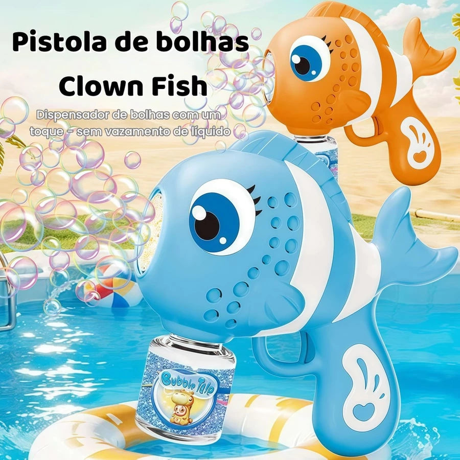 Pistola de Bolhas de Sabão Unicórnio Automática – Vários Estilos Coloridos para Crianças